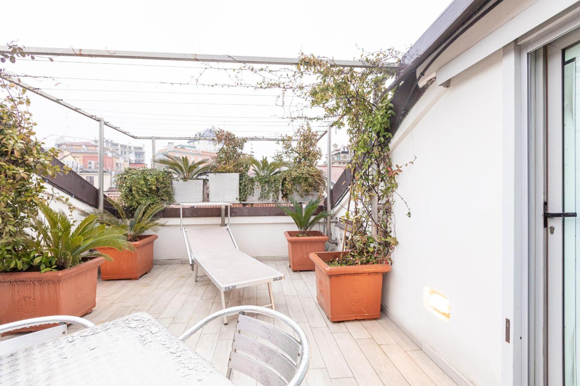 Monte Napoleone Split-Level Terrace Apartment - Top Collection Mailand Exterior foto